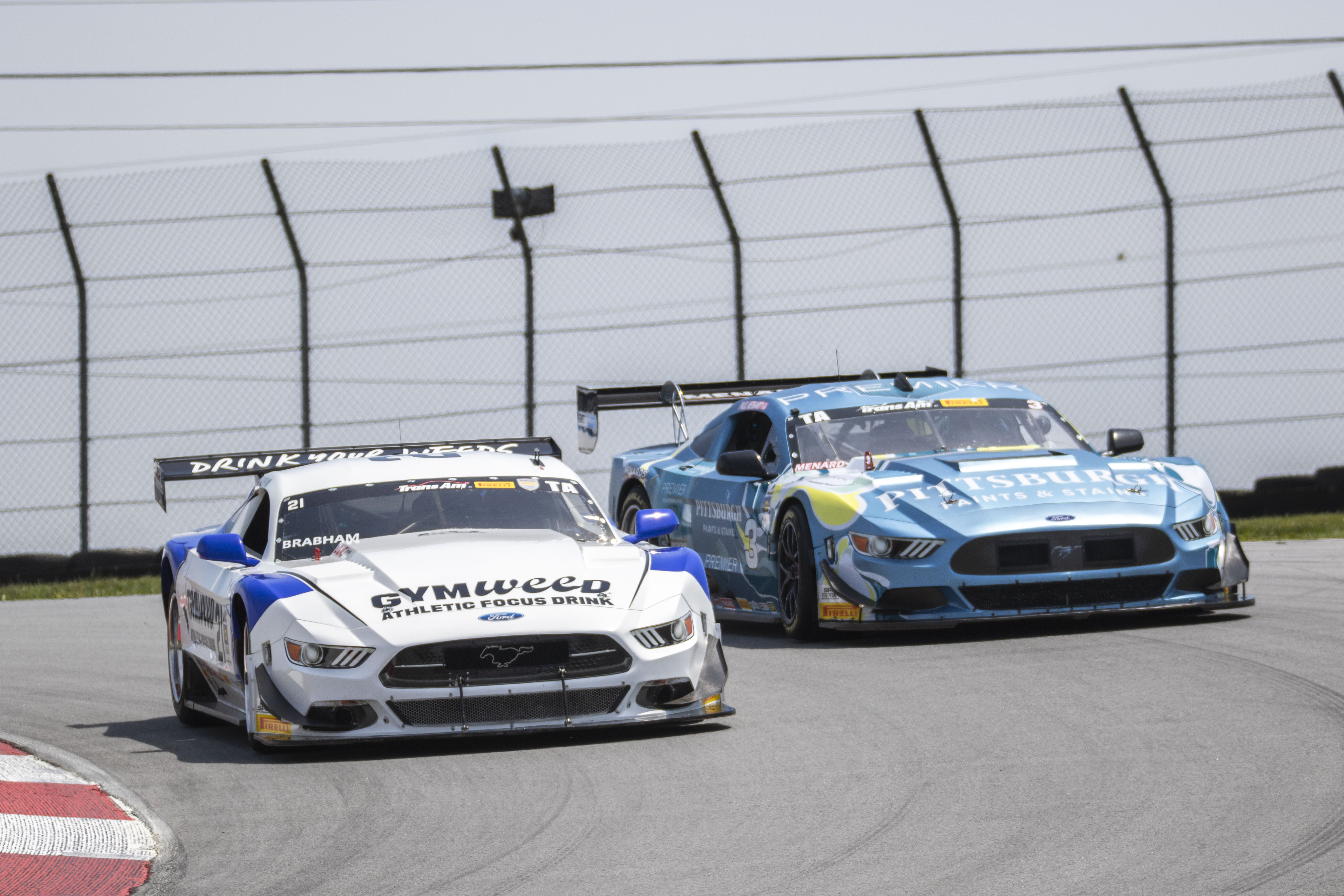 IndyLights cars race through Mid-Ohio Sports Car Course
