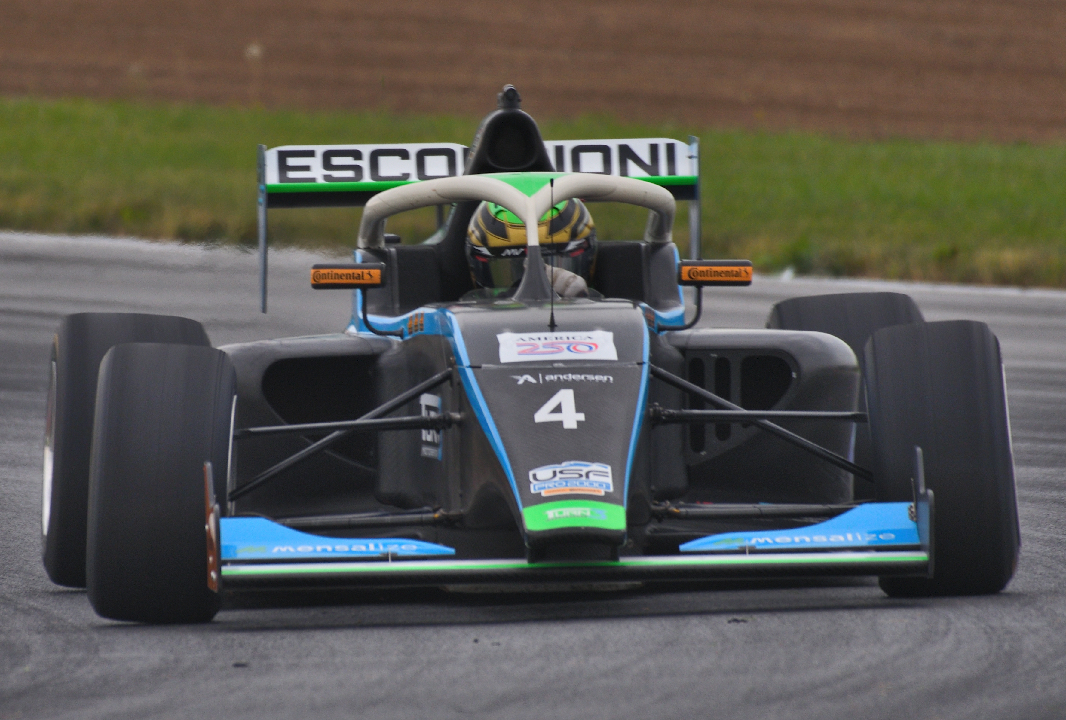 Indy NXT cars race through Mid-Ohio Sports Car Course