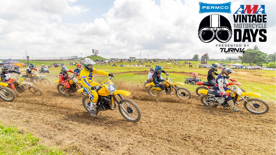 Racing Registration Now Open for 2026 Permco AMA Vintage Motorcycle Days Presented by Turn 14 Distribution