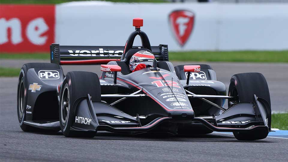Will Power on track at the Indianapolis Motor Speedway Road Course