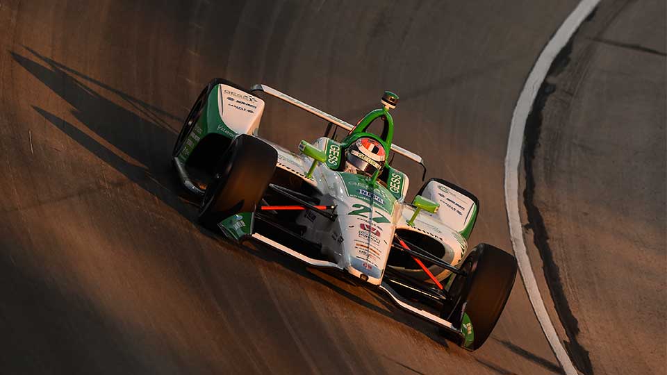 Alexander Rossi on track in texas